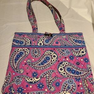 Vera bradley bag paisley 14 x 13 " pretty colors